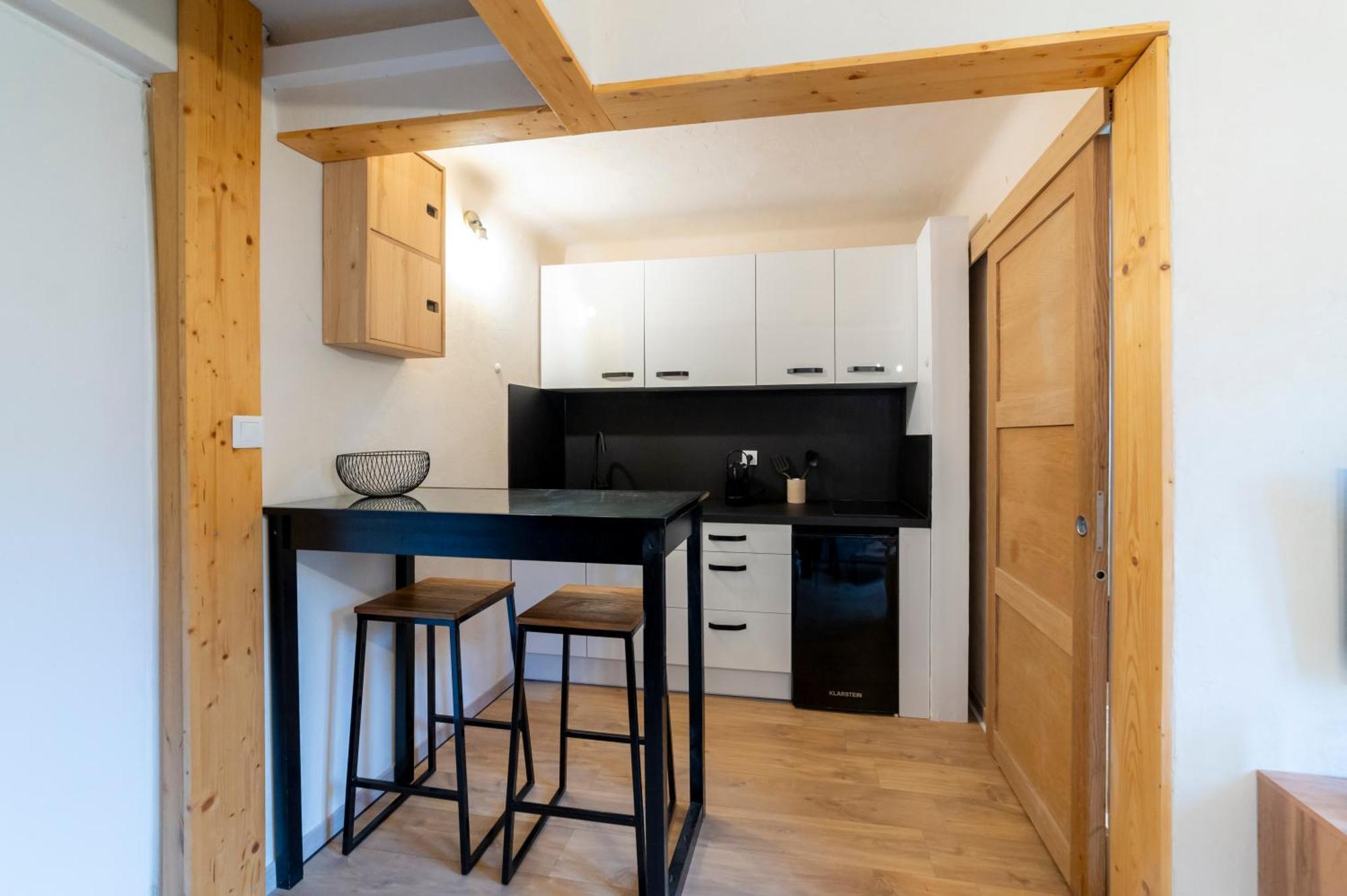 La Galleanne Studio Agreable Et Chaleureux Briançon Exterior foto