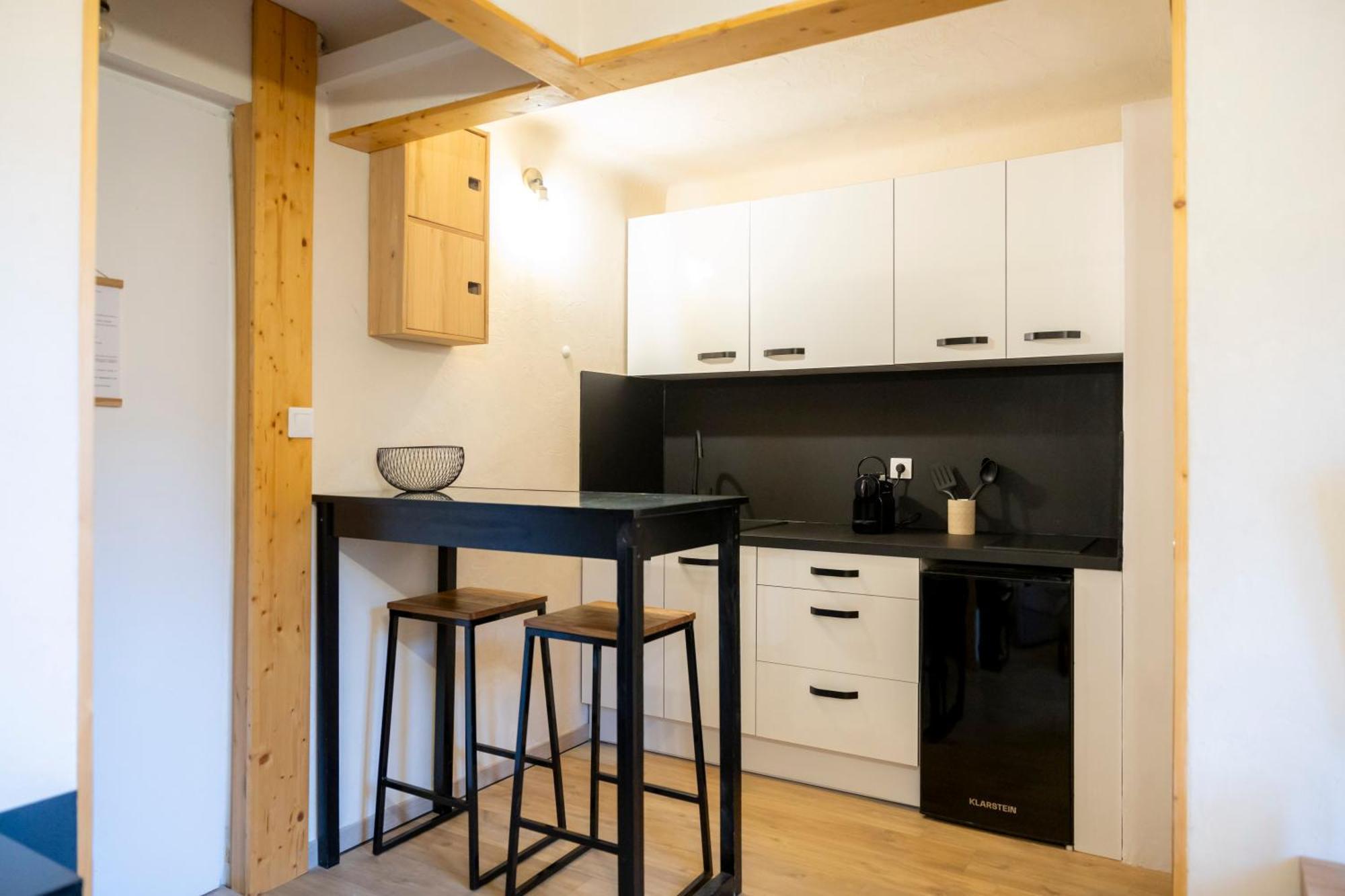 La Galleanne Studio Agreable Et Chaleureux Briançon Exterior foto